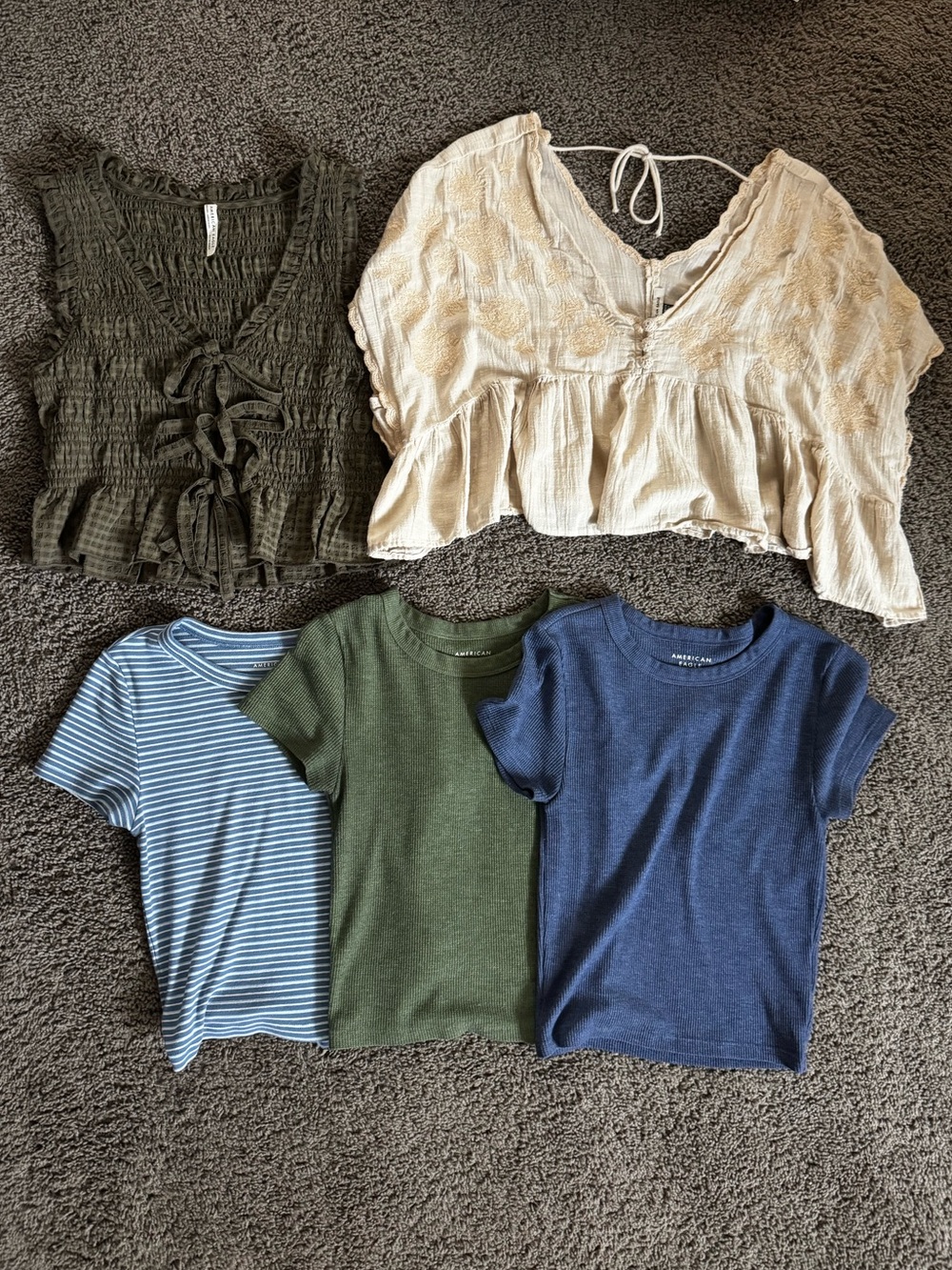 American Eagle Outfitters Women’s Blue Green Cream Lot